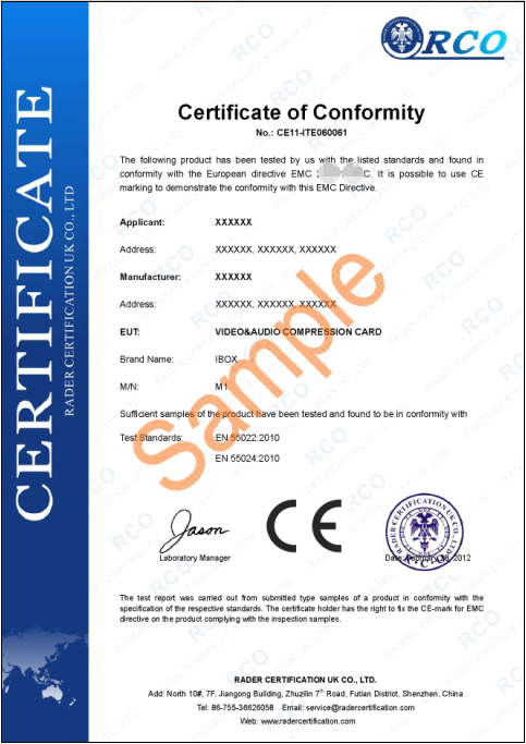 CE认证_CE证书